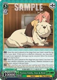 Precious Family, Anya & Bond - SPY x FAMILY - Weiss Schwarz card