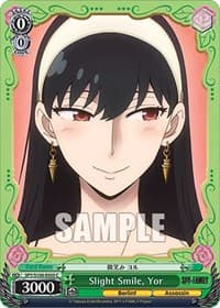 Slight Smile, Yor - SPY x FAMILY - Weiss Schwarz card