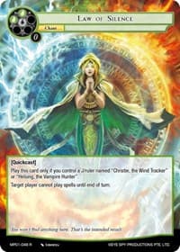 Law of Silence - Masterpiece "Pilgrim-Memories" - Force of Will card