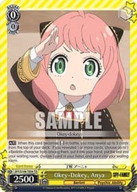 Okey-Dokey, Anya - SPY x FAMILY - Weiss Schwarz card