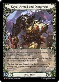 Kayo, Armed and Dangerous - Heavy Hitters - Flesh and Blood TCG card