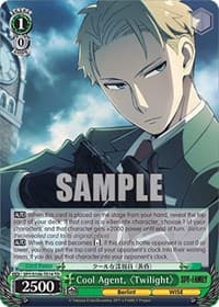 Cool Agent, "Twilight" - SPY x FAMILY - Weiss Schwarz card