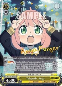 Telepath, Anya (SP) - SPY x FAMILY - Weiss Schwarz card