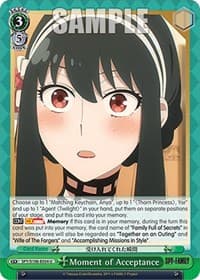 Moment of Acceptance - SPY x FAMILY - Weiss Schwarz card