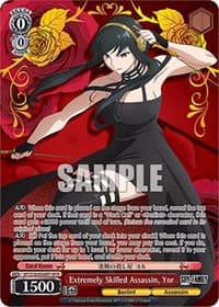 Extremely Skilled Assassin, Yor (SPYR) - SPY x FAMILY - Weiss Schwarz card