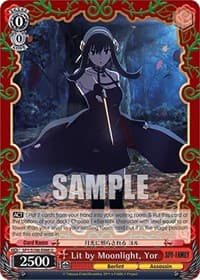 Lit by Moonlight, Yor - SPY x FAMILY - Weiss Schwarz card