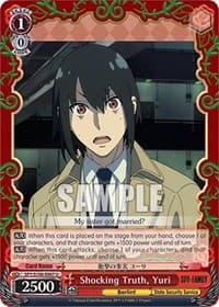 Shocking Truth, Yuri - SPY x FAMILY - Weiss Schwarz card