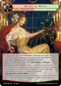 Milady de Winter - Masterpiece "Pilgrim-Memories" - Force of Will card