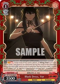 Black Dress, Yor - SPY x FAMILY - Weiss Schwarz card