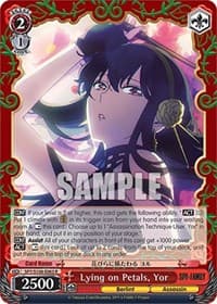 Lying on Petals, Yor - SPY x FAMILY - Weiss Schwarz card