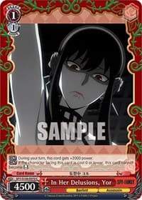 In Her Delusions, Yor - SPY x FAMILY - Weiss Schwarz card