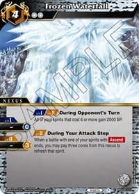 Frozen Waterfall - Savior of Chaos - Battle Spirits Saga card