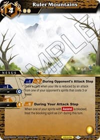 Ruler Mountains - Savior of Chaos - Battle Spirits Saga card