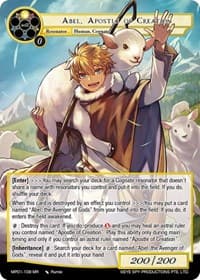 Abel, Apostle of Creation - Masterpiece "Pilgrim-Memories" - Force of Will card