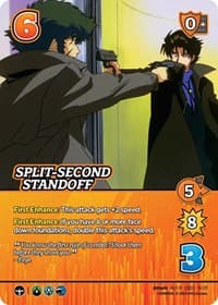 Split-Second Standoff (Alternate Art) - Challenger Series: Cowboy Bebop and Trigun Stampede - UniVersus card