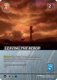 Leaving the Bebop (Alternate Art) - Challenger Series: Cowboy Bebop and Trigun Stampede - UniVersus card