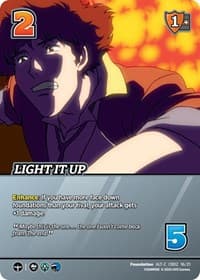 Light it Up (Alternate Art) - Challenger Series: Cowboy Bebop and Trigun Stampede - UniVersus card