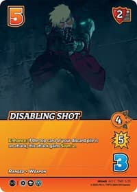 Disabling Shot (Alternate Art) - Challenger Series: Cowboy Bebop and Trigun Stampede - UniVersus card