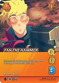 Fan the Hammer (Alternate Art) - Challenger Series: Cowboy Bebop and Trigun Stampede - UniVersus card