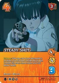 Steady Shot (Alternate Art) - Challenger Series: Cowboy Bebop and Trigun Stampede - UniVersus card