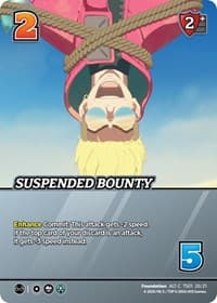 Suspended Bounty (Alternate Art) - Challenger Series: Cowboy Bebop and Trigun Stampede - UniVersus card