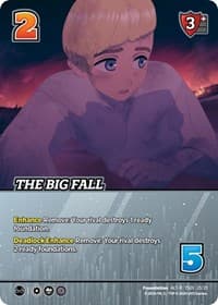 The Big Fall (Alternate Art) - Challenger Series: Cowboy Bebop and Trigun Stampede - UniVersus card