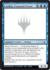 Lorthos, Tentacled Terror - Un-Known Event Playtest Cards - Magic: The Gathering card