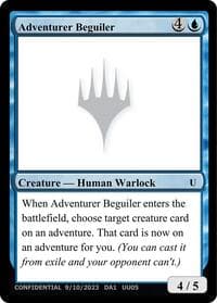 Adventurer Beguiler - Un-Known Event Playtest Cards - Magic: The Gathering card