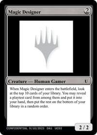 Magic Designer - Un-Known Event Playtest Cards - Magic: The Gathering card