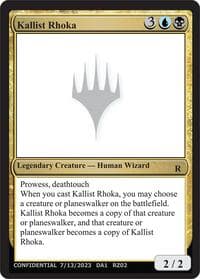 Kallist Rhoka - Un-Known Event Playtest Cards - Magic: The Gathering card