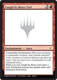 Taught by Bruce Tarl - Un-Known Event Playtest Cards - Magic: The Gathering card