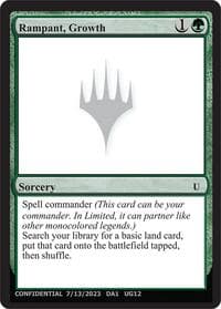 Rampant, Growth - Un-Known Event Playtest Cards - Magic: The Gathering card
