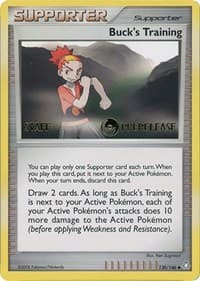 Buck's Training - 130/146 (Prerelease) [Staff] - Miscellaneous Cards & Products - Pokemon card