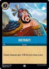 Distract - Into the Inklands - Disney Lorcana card