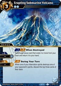 Erupting Submarine Volcano - Savior of Chaos - Battle Spirits Saga card