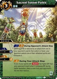 Sacred Totem Poles - Savior of Chaos - Battle Spirits Saga card