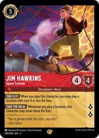 Jim Hawkins - Space Traveler - Into the Inklands - Disney Lorcana card
