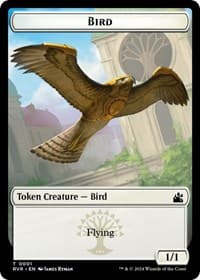 Bird // Zombie Double-Sided Token - Ravnica Remastered - Magic: The Gathering card