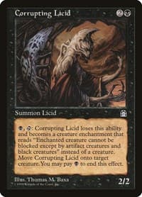Corrupting Licid - Stronghold - Magic: The Gathering card