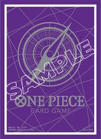 One Piece Card Game Official Limited Sleeves - Standard Purple & Silver - Bandai Card Sleeves - Card Sleeves card