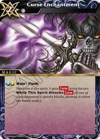 Curse Enchantment - Savior of Chaos - Battle Spirits Saga card