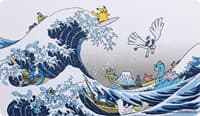 Pokemon TCG: Great Wave Pikachu & Friends Playmat - Pokemon International Playmats - Playmats card