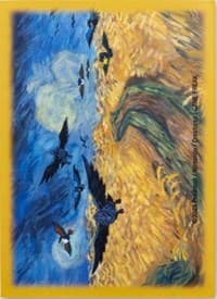 Pokémon Center × Van Gogh Museum: Corviknight Inspired by Wheatfield with Crows Card Sleeves (65 Sleeves) - Pokemon International Card Sleeves - Card Sleeves card