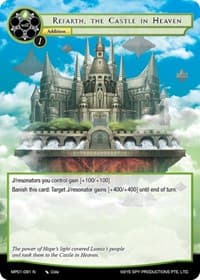 Refarth, the Castle in Heaven - Masterpiece "Pilgrim-Memories" - Force of Will card