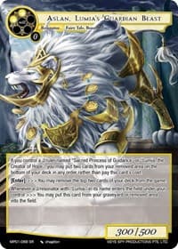 Aslan, Lumia's Guardian Beast - Masterpiece "Pilgrim-Memories" - Force of Will card