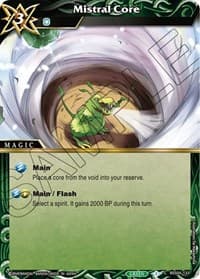 Mistral Core - Savior of Chaos - Battle Spirits Saga card