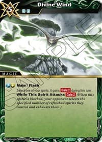 Divine Wind - Savior of Chaos - Battle Spirits Saga card