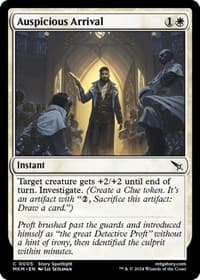 Auspicious Arrival - Murders at Karlov Manor - Magic: The Gathering card