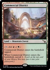 Commercial District - Murders at Karlov Manor - Magic: The Gathering card