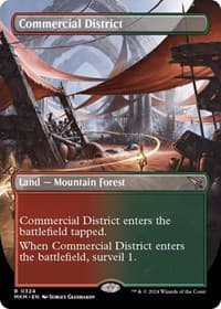 Commercial District (Borderless) - Murders at Karlov Manor - Magic: The Gathering card